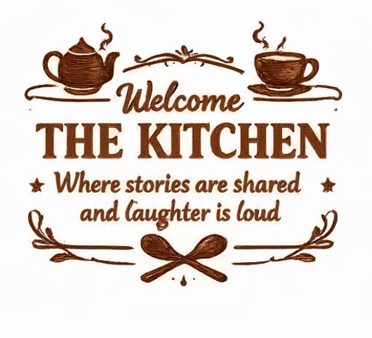 Engraved Bamboo Chopping Board – Kitchen Rules, Dog Hair Seasoning Sign - Funny boards